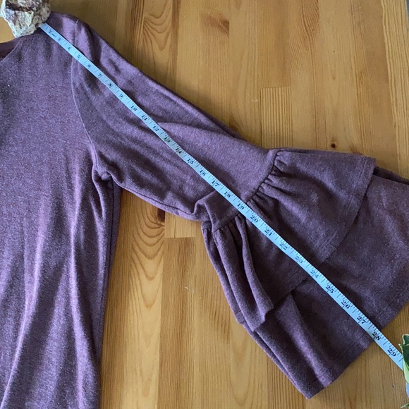 NWOT Loft Mid-Length Dress with Ruffled Sleeves - Picture 11 of 11